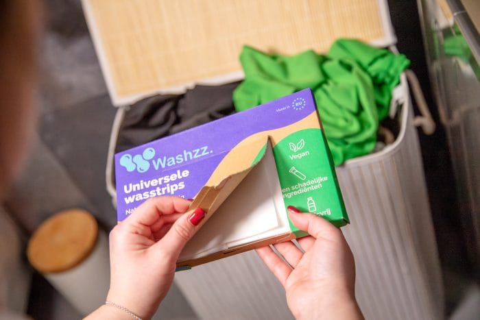 Losse verpakkingen wasstrips uit Nederland, geproduceerd in Europa.